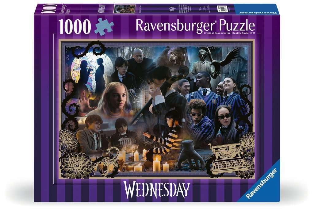 Amazon.com: Ravensburger - Puzzle 1000 Pieces Wednesday | Puzzle